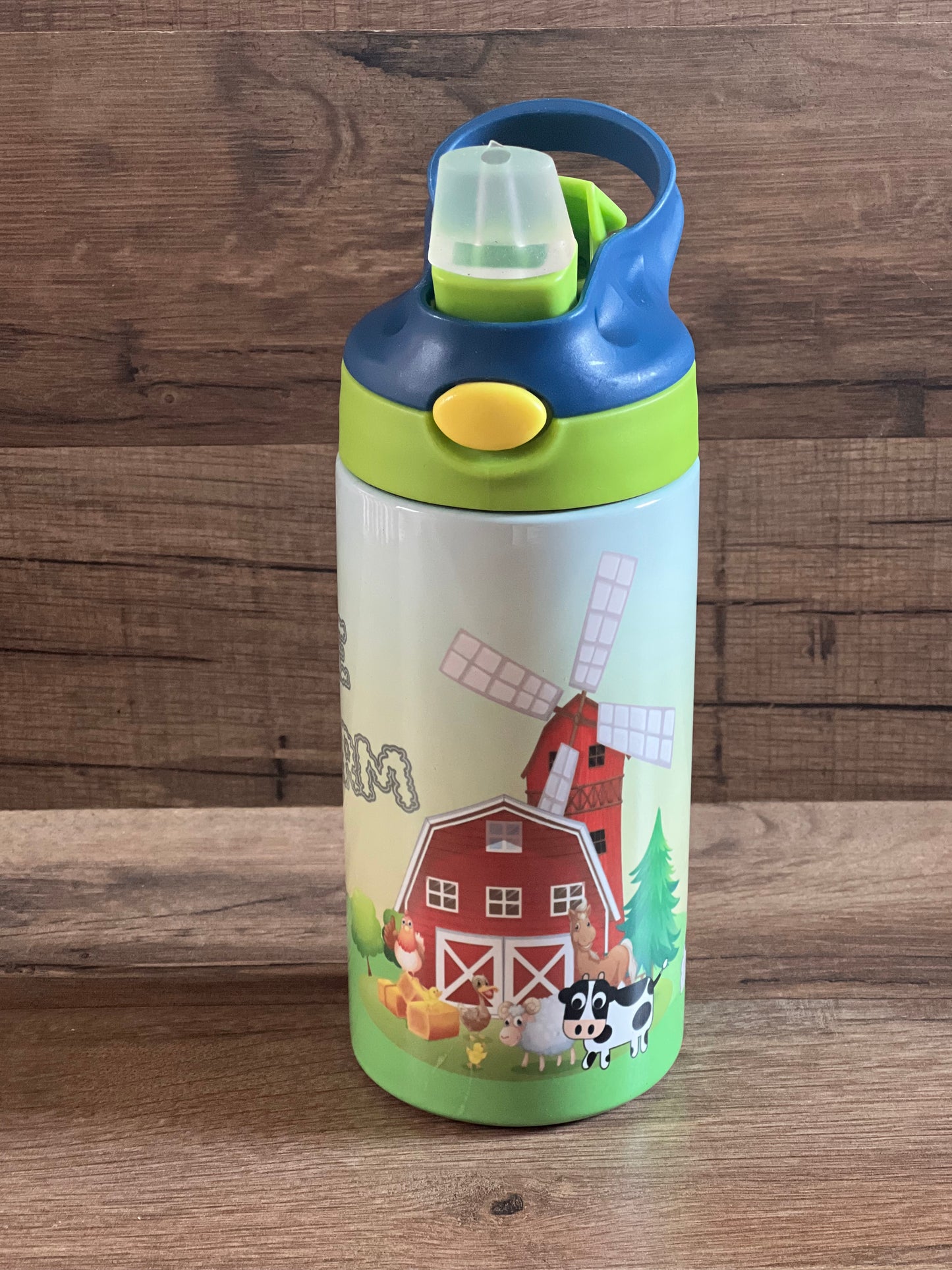 Kids Tumblers Sippy Cups - Flip Top - 12 oz - Butterflies - Sea Turtles - Safari and more