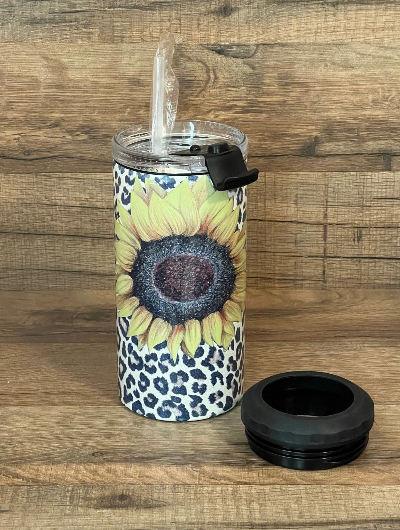 Can Coolers - 4 in 1 - Aluminum - 14 oz tumbler - skinny cans - pop cans - bottles - sunflowers - marble - golf and more