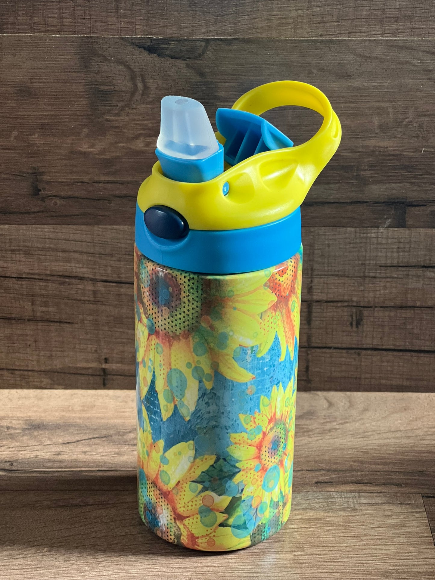 Kids Tumblers Sippy Cups - Flip Top - 12 oz - Butterflies - Sea Turtles - Safari and more