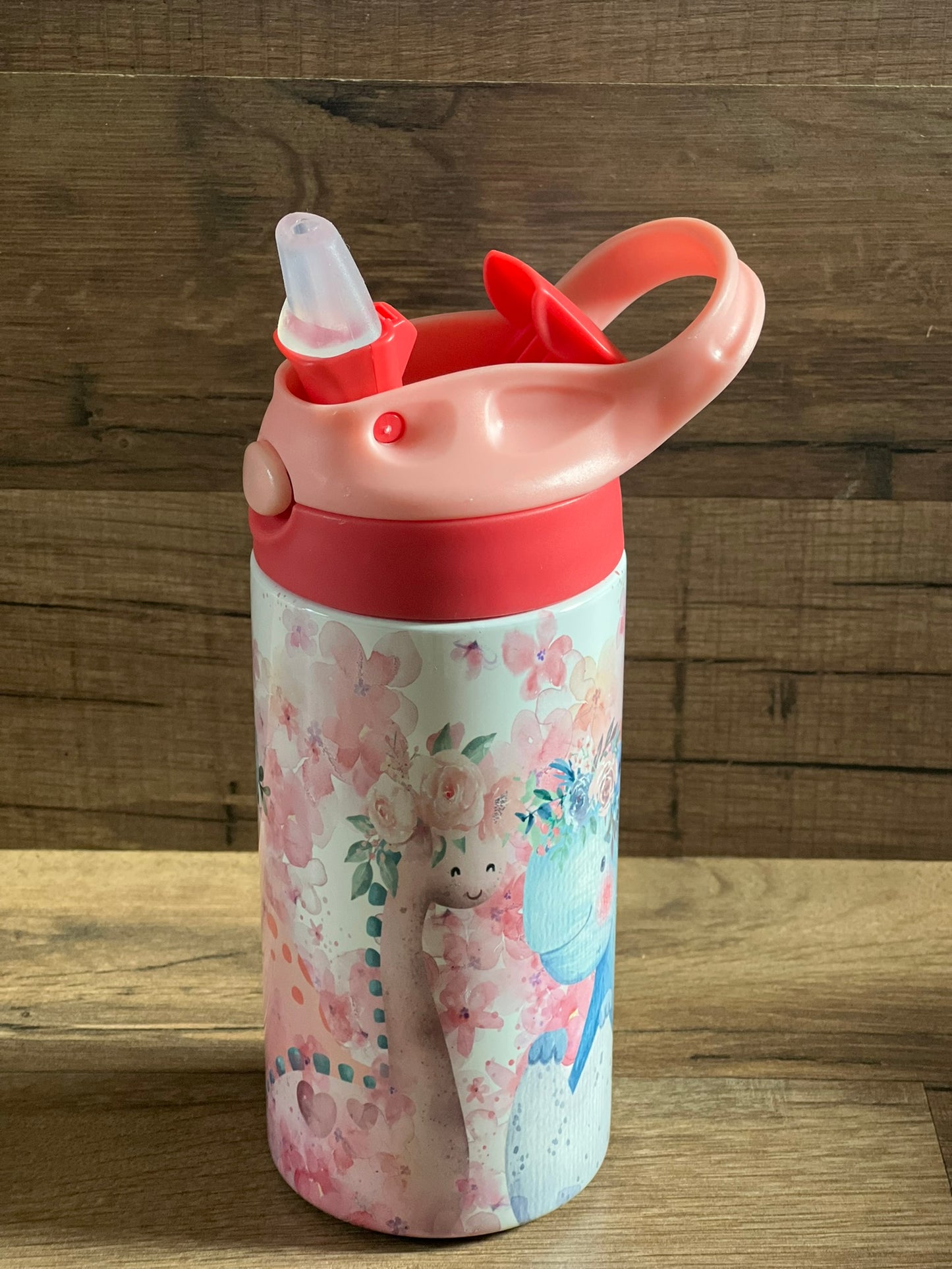 Kids Tumblers Sippy Cups - Flip Top - 12 oz - Butterflies - Sea Turtles - Safari and more